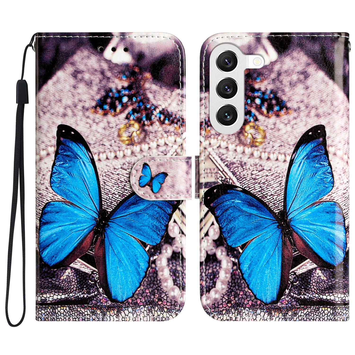 For Samsung Galaxy S23 Pattern Printing Anti-drop Phone Wallet Case Flip Stand Leather Shell For Samsung Galaxy S23 Pattern Printing Anti-drop Phone Wallet Case Flip Stand Leather Shell